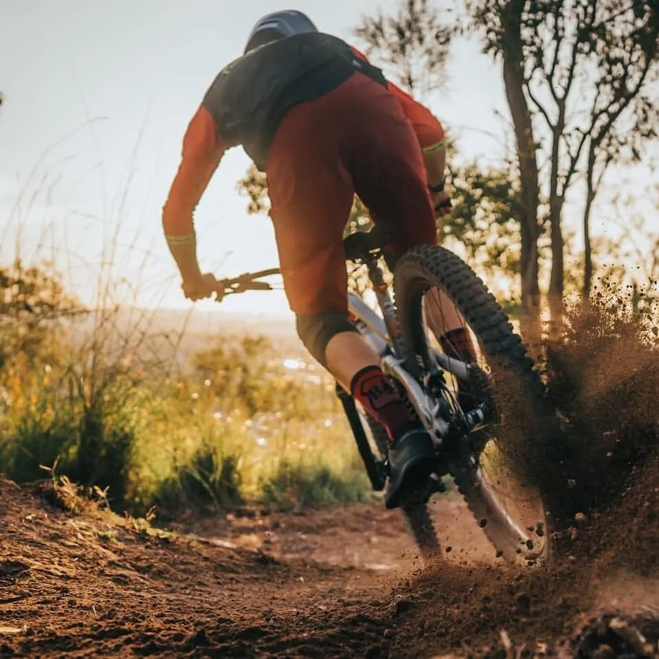 Lovely afternoon sunset on the trails